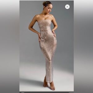 Oh Polly Amaya Embellished Dress Size 4